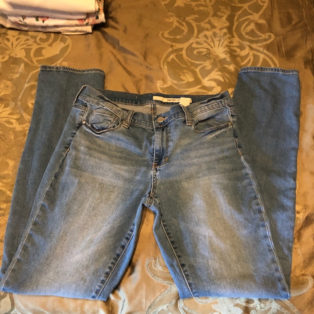 DKNY blue leans